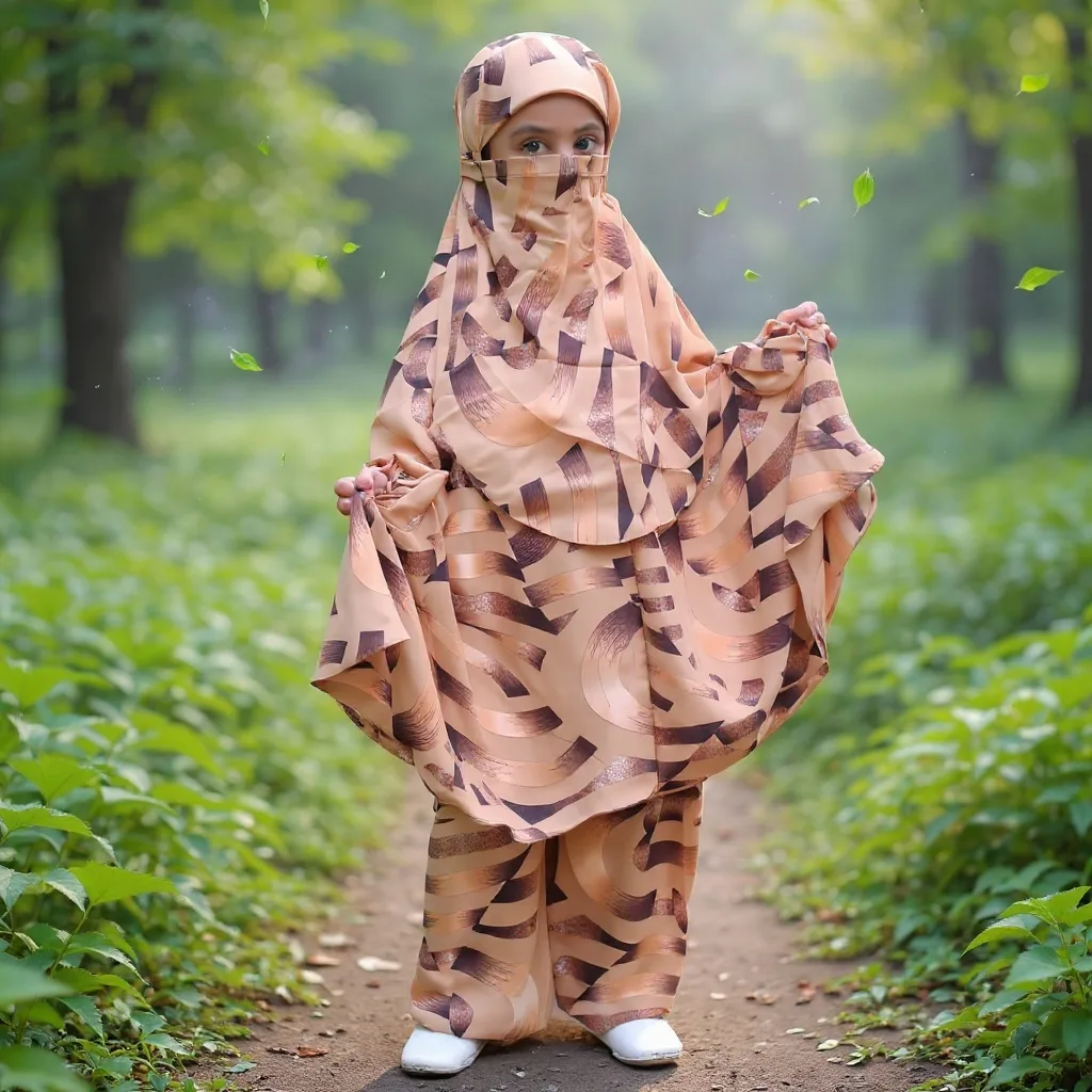 Kids Cherry Khimar Set KCKS122