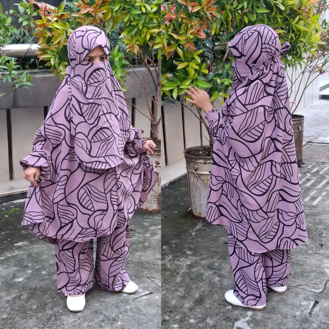 Kids Cherry Khimar Set KCKS121