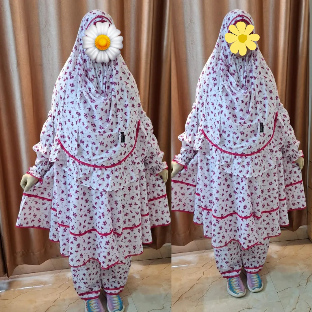 Woman Cotton Khimar Set WCK101