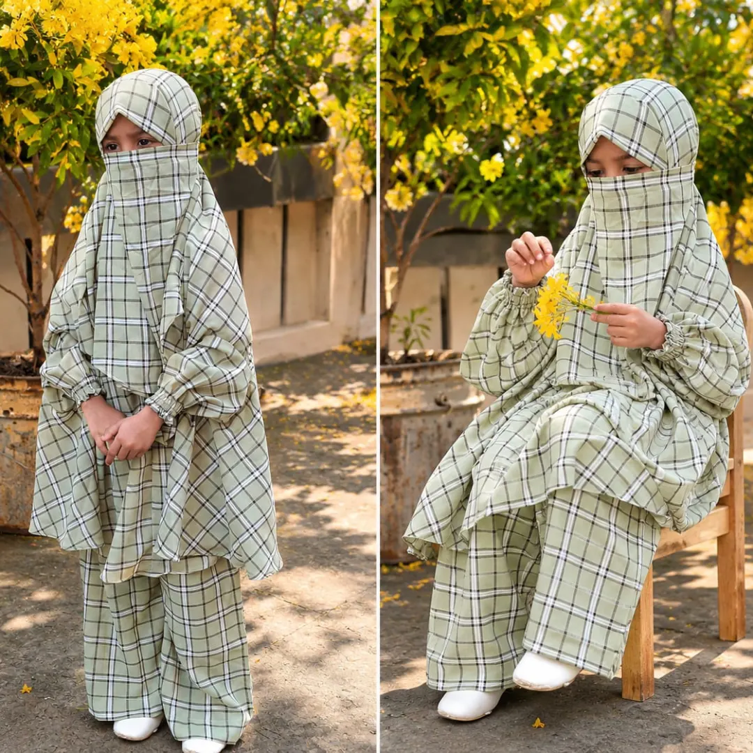 Kids Cherry Khimar Set KCK119