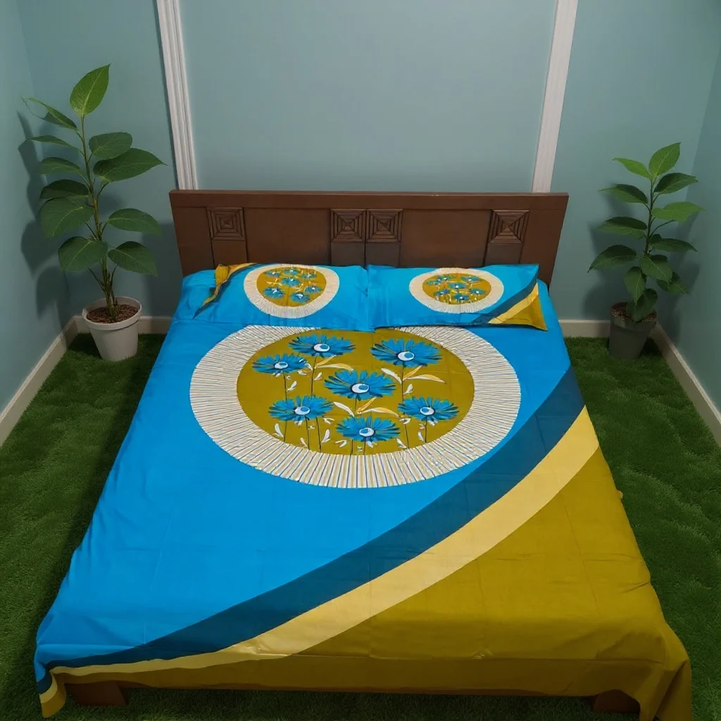 Cotton Panel Bedsheet CPB102